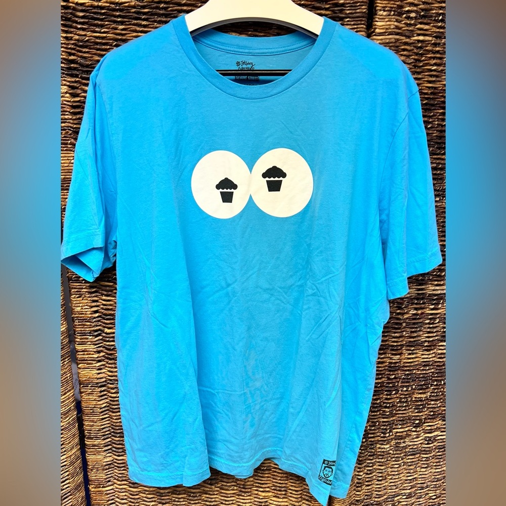 Johnny Cupcakes- Mens Blue Sesame Street